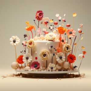 Glaze cake